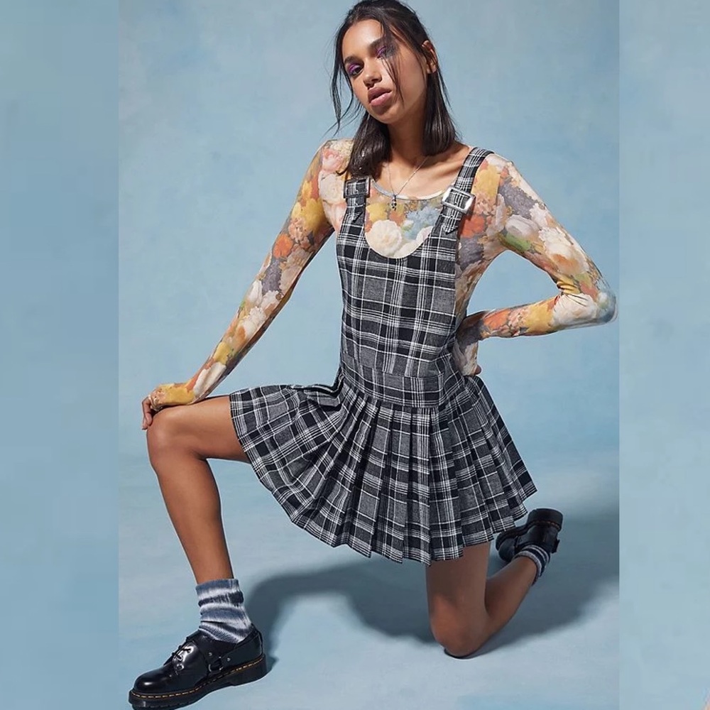 URBAN OUTFITTERS Anna Sui plaid mini dress small